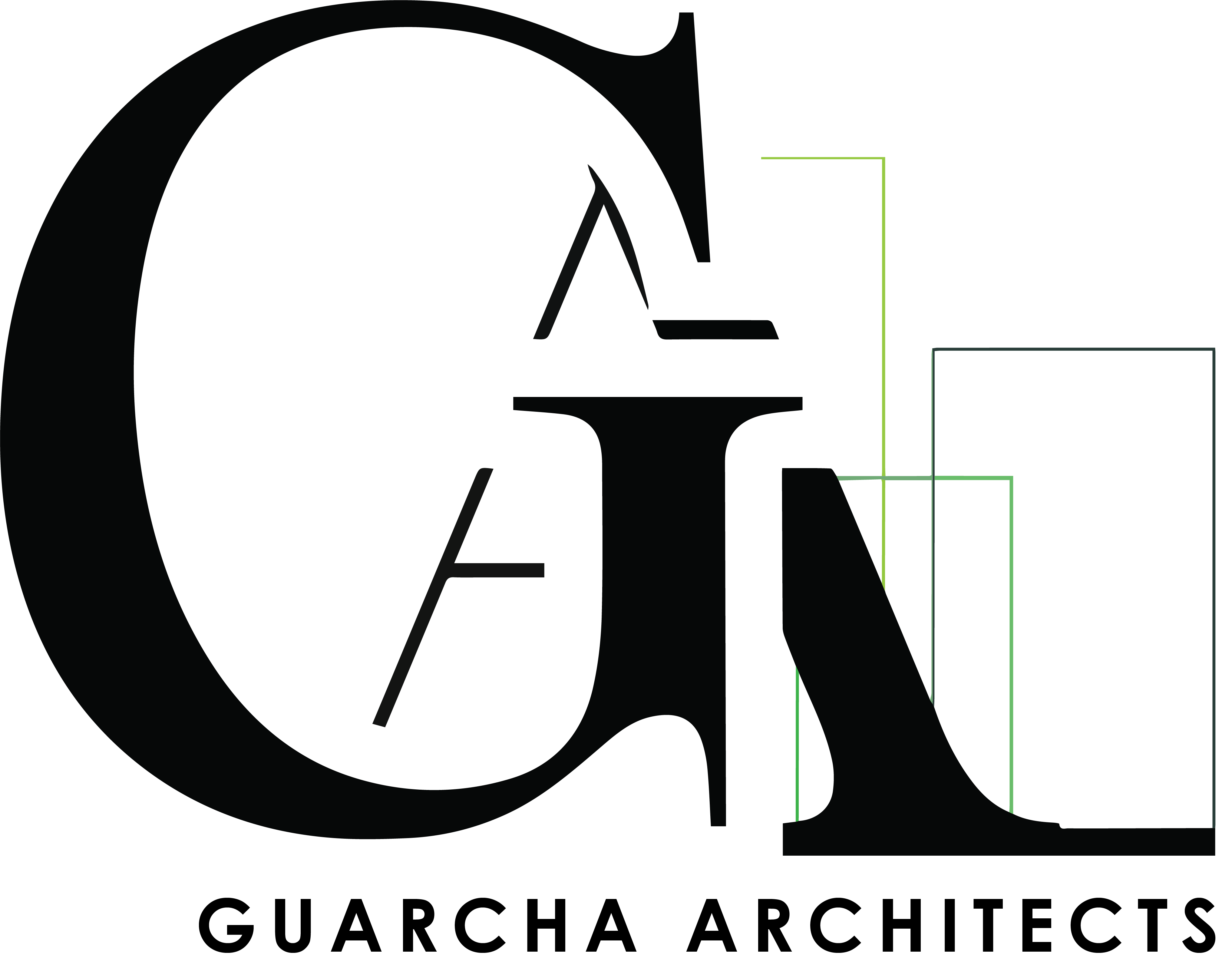 Guarcha Architects white logo