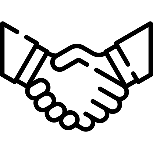 Collaboration icon with clear background