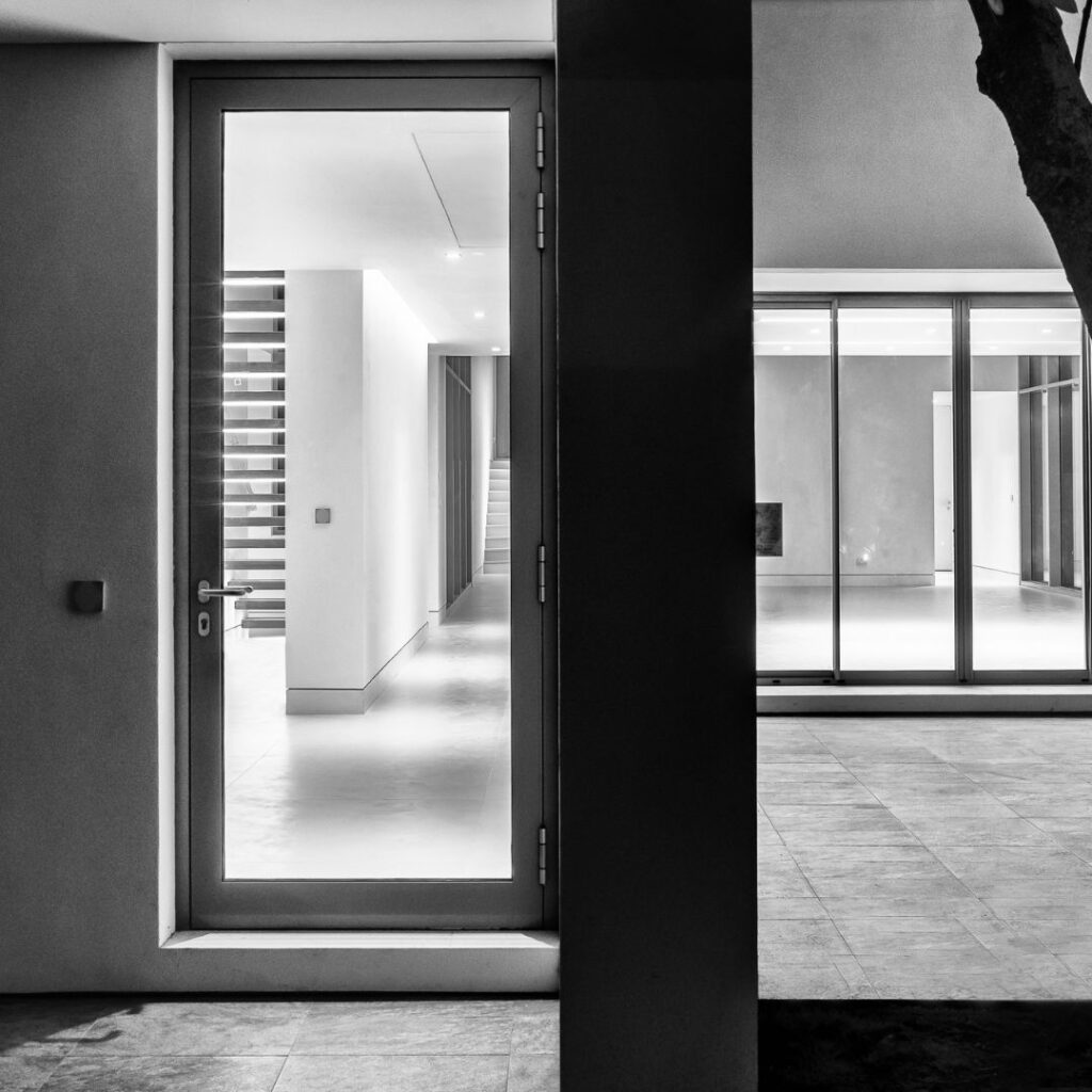 The doors of a mansion designed by Wanja Githongo, the lead architect at Guarcha Architects.