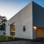 The outside of a mansion designed by Wanja Githongo, the lead architect at Guarcha Architects.