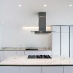A kitchen of a mansion designed by Wanja Githongo, the lead architect at Guarcha Architects.