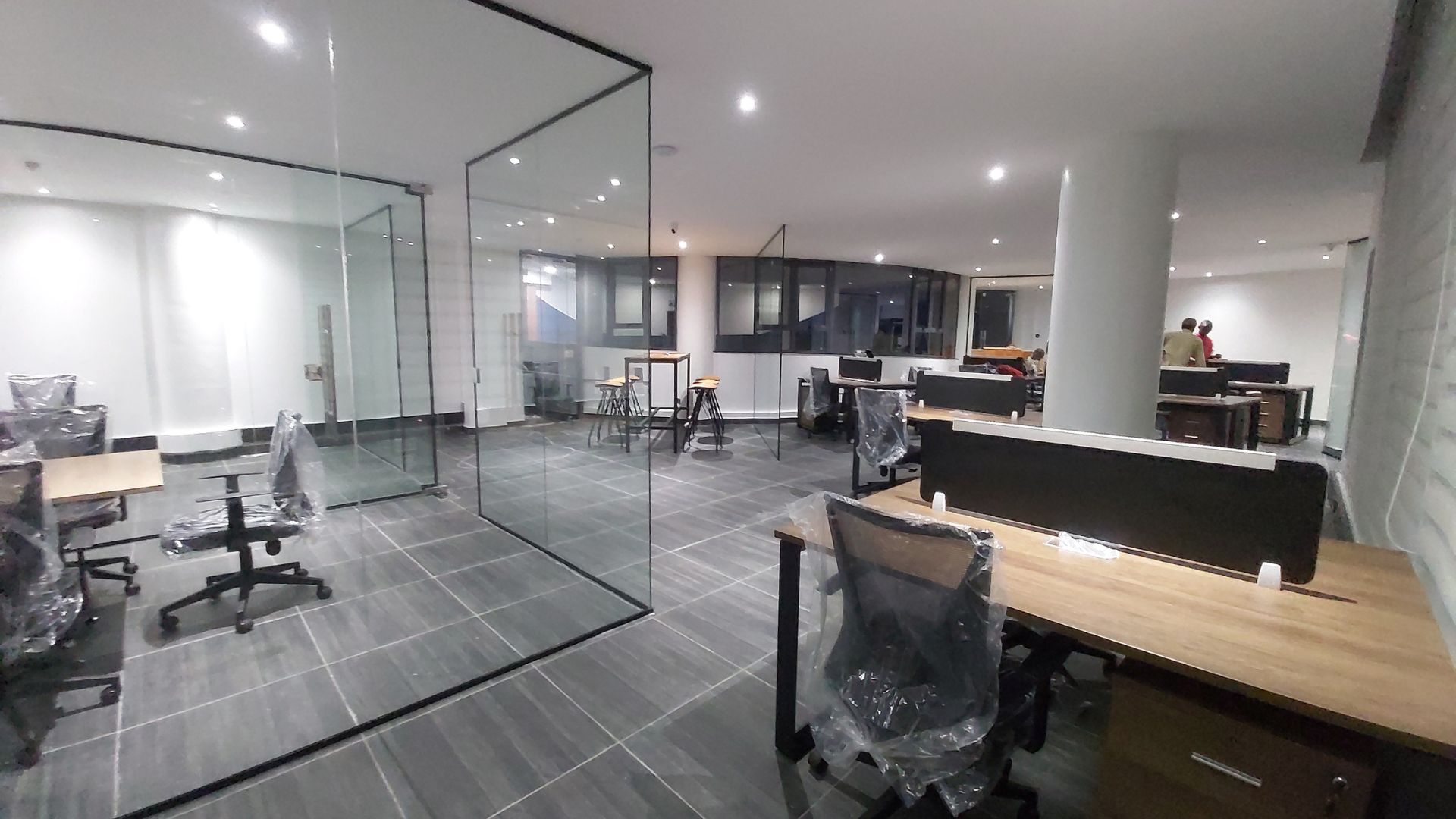 Optace Office remodelling done by Wanja Githongo Gitari, the lead architect at Guarcha Architects